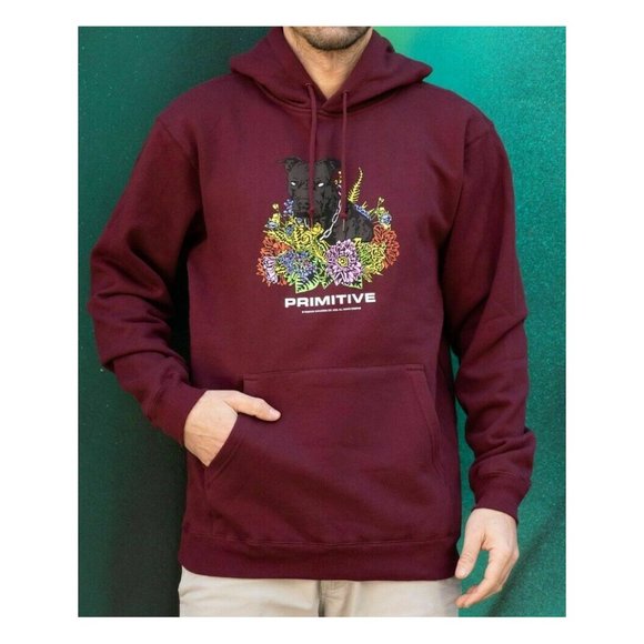 Primitive Skateboarding Apparel Men's Handsome Pullover Hoodie